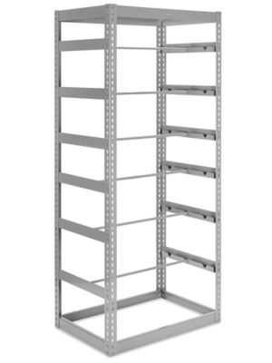 Cable Reel Rack 48W x 36D x 99H 707 Marine Blue Uprights / 711 Light  Gray Beams 3 Level Starter Unit