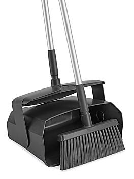 Dust Pan and Broom Combo - Black H-7854BL