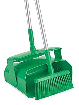 Dust Pan and Broom Combo - Green H-7854G