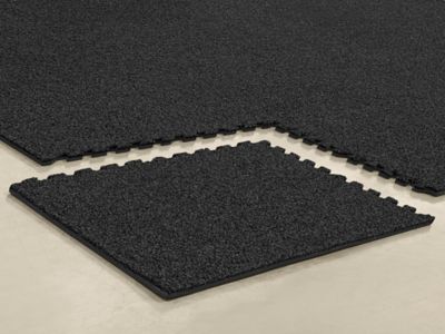 Soft Floor Carpet Tiles - Black H-7901BL - Uline