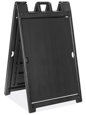 Plastic A-Frame Sign - Deluxe, 24 x 36", Black
