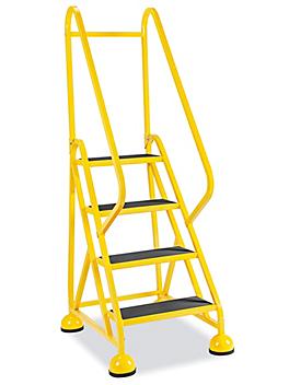 Steel Step Ladder - 4 Steps, Yellow H-7903Y