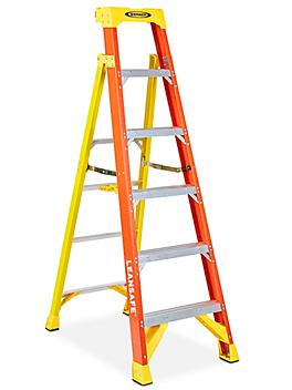 LeanSafe&trade; Fiberglass Step Ladder - 6' H-7907