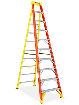 LeanSafe&trade; Fiberglass Step Ladder - 10' H-7909