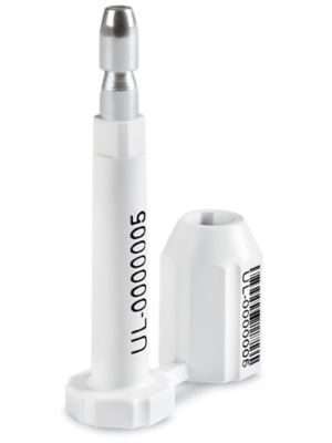 Barcoded High Security Truck Seals - White H-7916W