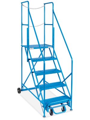 Rear-Exit Work Platform - 5 Steps, 24 x 19" H-7924