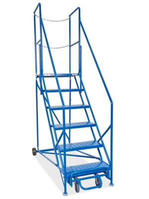Rear-Exit Work Platform - 6 Steps, 24 x 19" H-7925