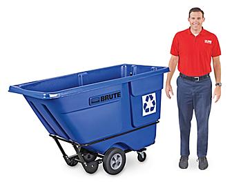 Rubbermaid&reg; Tilt Truck Recycling Container - 1 Cubic Yard H-7929
