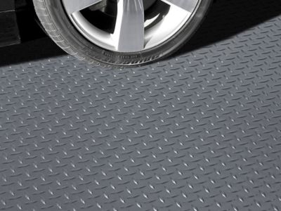 Garage Floor Mat - Diamond, 7 1/2 x 17'