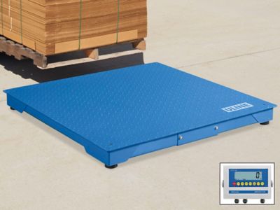 All-Weather Low Profile Floor Scale - 4 x 4', 10,000 lbs x 2 lbs H-7936