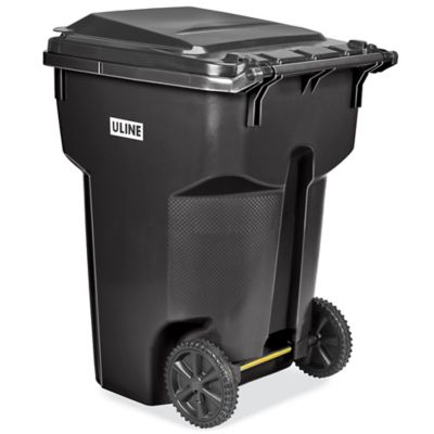 Uline Industrial Trash Liners - 95 Gallon, 2.5 Mil, Black