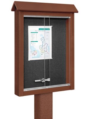 Trail Sign with Post - Brown H-7975BR