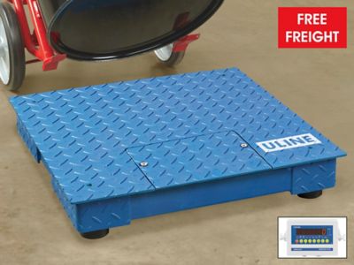 Low Profile Floor Scale - 2 x 2', 2,500 lbs x .5 lb H-8017