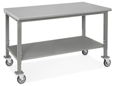 Mobile Heavy-Duty Packing Table - 60 x 36", Laminate Top H-8019-LAM