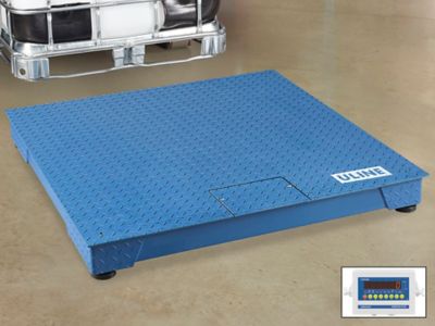 High Capacity Low Profile Floor Scale - 4 x 4', 20,000 lbs x 5 lbs H-8031