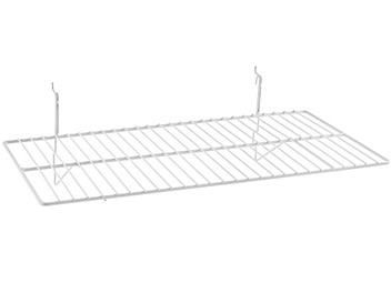 Wire Shelves - 24 x 12", White H-8036W