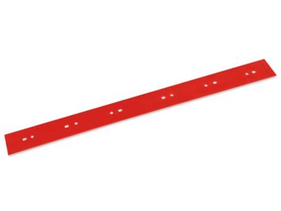 Colored Floor Squeegee - Rubber, 24, White - ULINE - H-6490W