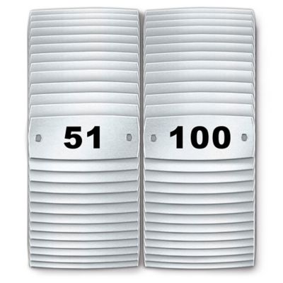 Locker Number Plates #51-100 H-8047