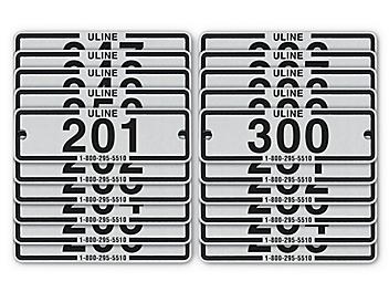 Industrial Locker Number Plates #201-300 H-8059
