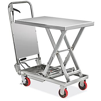 Stainless Steel Lift Table - Standard, 660 lb, 32 x 20" H-8173