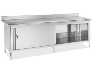 Mesa base 30x15″ acero inoxidable 430 - ModernChef - Mod.  393-MGESG-3015-418 - METALGAS SRL