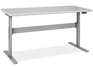 Adjustable Height Workbench - 72 x 30", Laminate Top H-8185-LAM