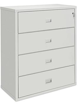 Lateral Fire-Resistant File Cabinet - 4 Drawer, 44 x 22 x 53"