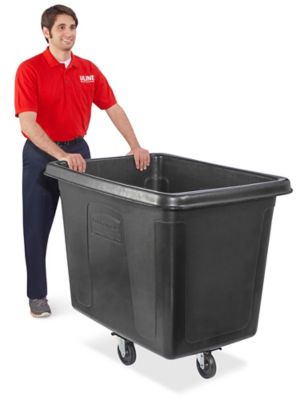 Rubbermaid® Cube Truck - 12 Bushel H-8194 - ULINE