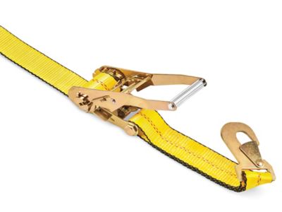 Uline Ratchet Tie-Downs - Snap Hook, 2 x 15', 5,000 lb Capacity H