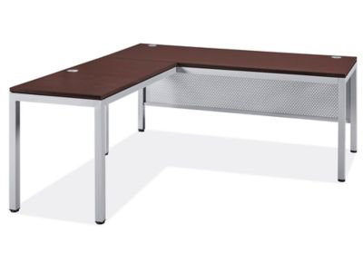 Downtown Office LDesk 72 x 78", Espresso H8219ESP Uline