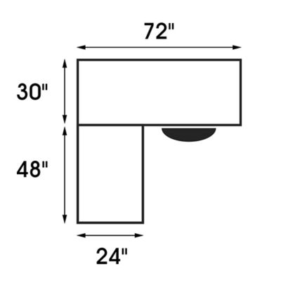 Downtown Office L-Desk