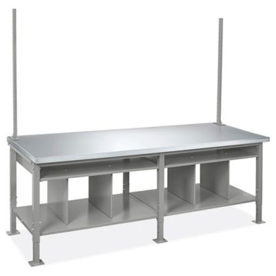 Packing Station Starter Table - 96 x 36", Stainless Steel Top H-8226-SS