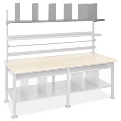 Packing Station Box Shelf with Dividers - 96 H-8227 - Uline