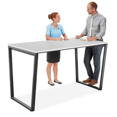 Collaboration Table - Standing Workstation H-8259 - ULINE