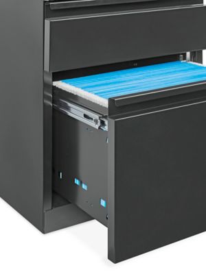 Collaboration Mobile Pedestal File - 2-Drawer, Black H