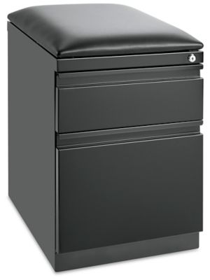  Collaboration Mobile Pedestal File - 2-Drawer with Cushion