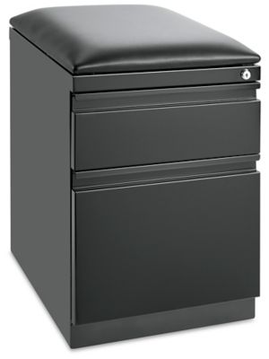 Collaboration Mobile Pedestal File - 2-Drawer with Cushion