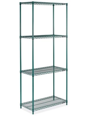 Epoxy Wire Shelving Unit - 36 x 18 x 86"