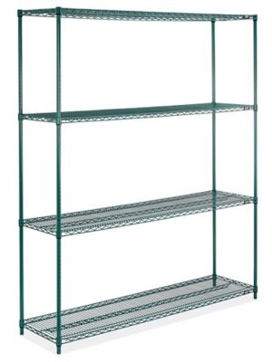 Epoxy Wire Shelving Unit - 72 x 18 x 86"