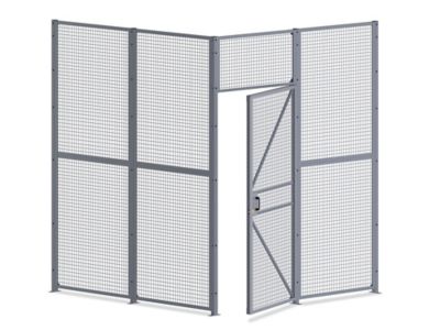 Wire Security Room with Hinged Door - 8 x 8 x 10'