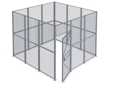 Qwik-Fence® Wire Mesh Pre-Designed, 4 Sided Room Kit, W/O