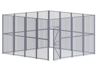 Wire Security Room - 16 x 16 x 10', 4-Sided H-8296-4