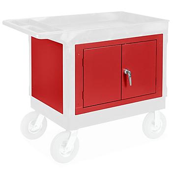 Cabinet Kit for Uline Utility Carts - Red H-8316R