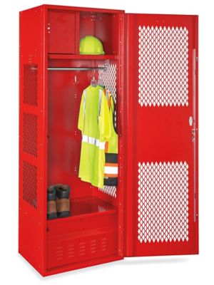 Gear Locker with Door - 1 Wide, Unassembled, 24