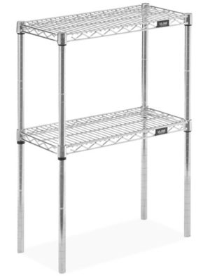 Stainless Steel Wire Shelving Unit - 60 x 24 x 72 H-4298 - Uline