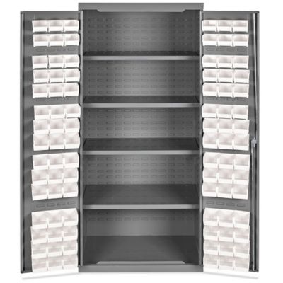 Bin Storage Cabinet - 36 x 24 x 78, 102 Bins