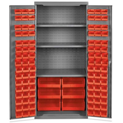 Industrial Storage Cabinets with Bins in Stock - ULINE