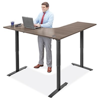 Uline on sale l desk