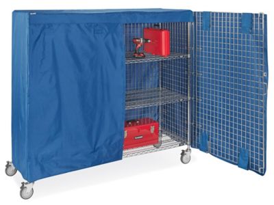 Housse pour chariot de sécurité en fil de métal – 72 x 24 x 63 po