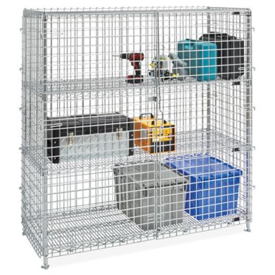 Wire Security Cage - 60 x 24 x 63" H-8397